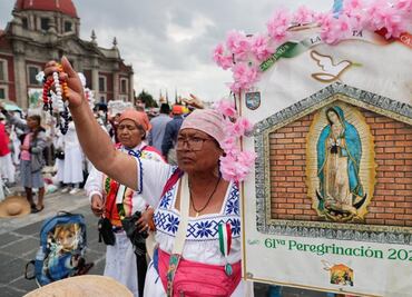 De Querétaro a la Basílica de Guadalupe; la fuerza de las peregrinas que caminan con fe: FOTOS