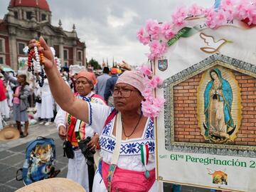 De Querétaro a la Basílica de Guadalupe; la fuerza de las peregrinas que caminan con fe: FOTOS