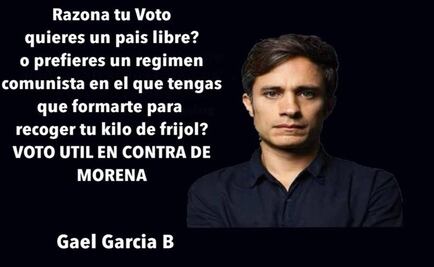 Circula otra frase falsa de Gael García, ahora contra Morena