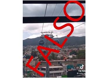 Cablebús: Semovi desmiente supuestas fallas eléctricas en teleférico