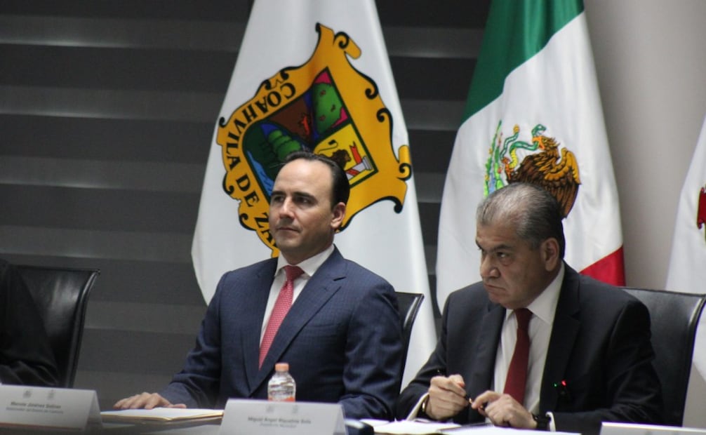 Miguel Riquelme rinde protesta como alcalde de Torreón, Coahuila; prioriza la seguridad y el transporte.
Foto: Especial.