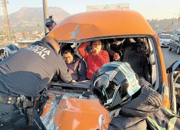Deja 11 heridos otro choque en la México-Pachuca