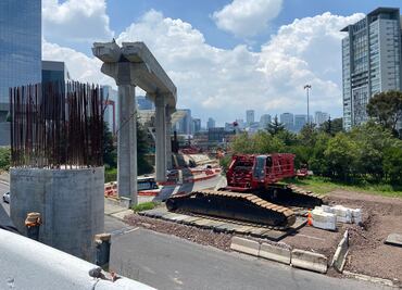A un día de su inauguración, continúan trabajos en estación Santa Fe del Tren Interurbano; obras desquician el tránsito