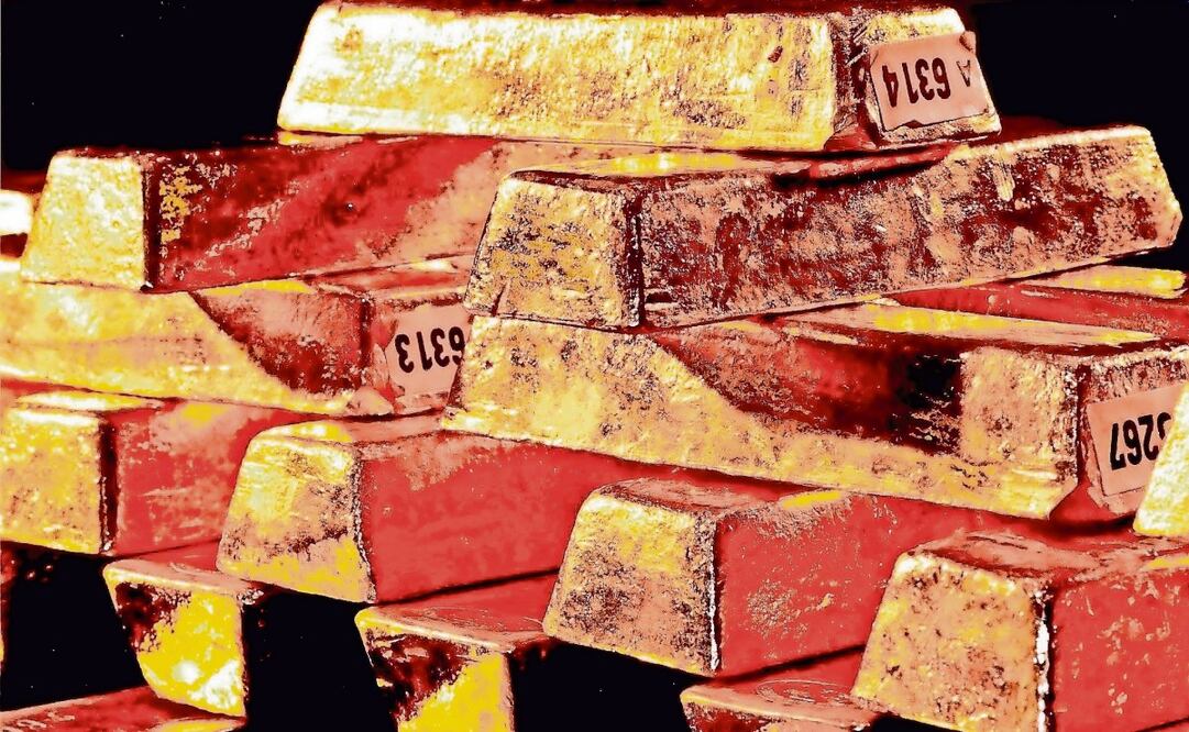 Los inversionistas prefirieron invertir en oro, lo que provocó que en Nueva York, la onza del metal superará los 3 mil dólares. Foto: Archivo | El Universal