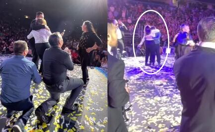 ¿Le dijo que no? Doble pedida de matrimonio en concierto de la Banda MS genera polémica en redes