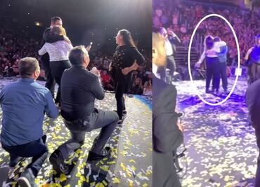 ¿Le dijo que no? Doble pedida de matrimonio en concierto de la Banda MS genera polémica en redes