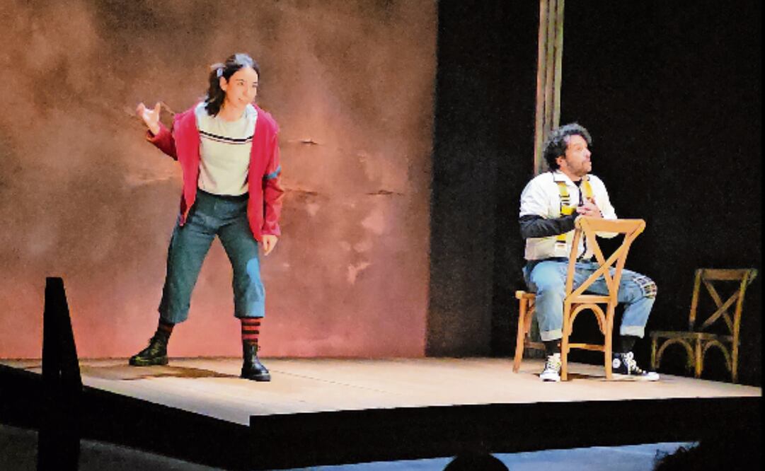 Carla Ardell y Mario Alberto Monroy en escena. Foto: Carlos Alvar