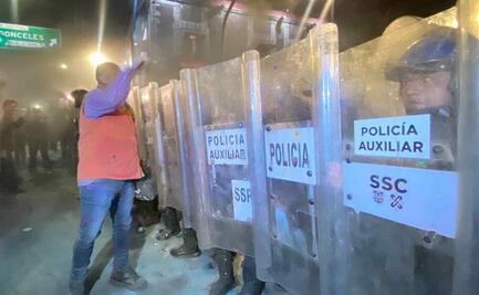 SSC capitalina realiza operativo por enfrentamientos en inmediaciones de la antigua sede del Senado