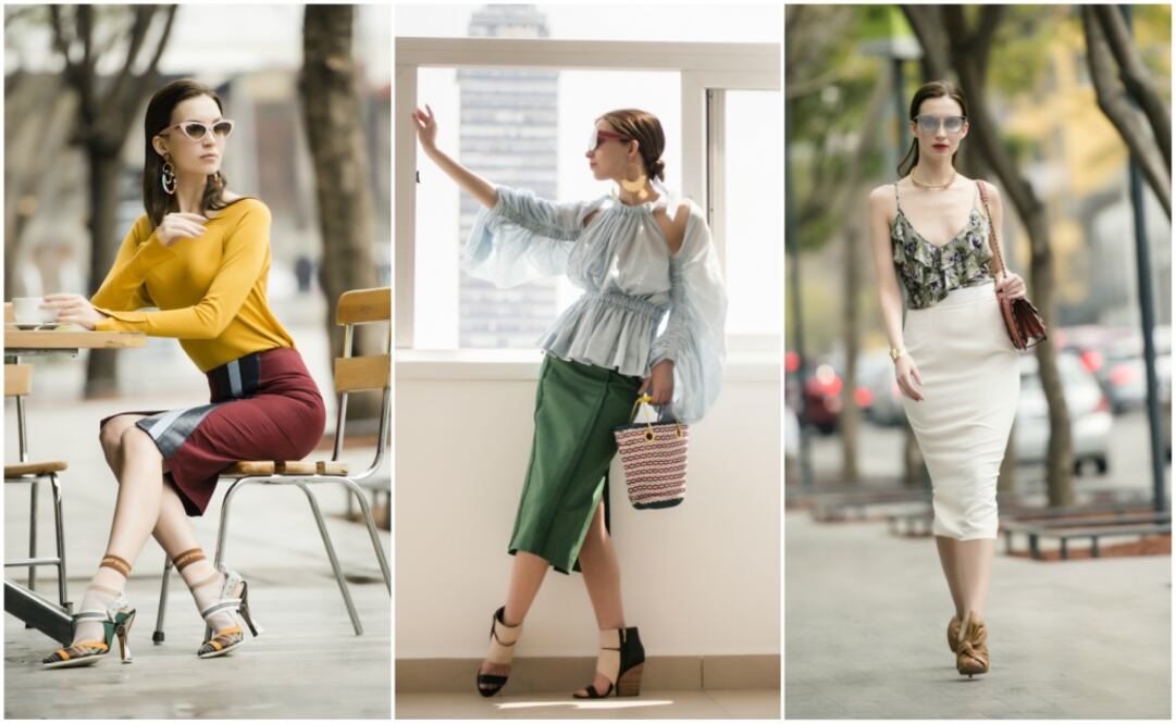 La falda tubo es elegante, versátil y sutilmente sexy y enfatiza tus curvas. (Fotos: Carlos Aranda)