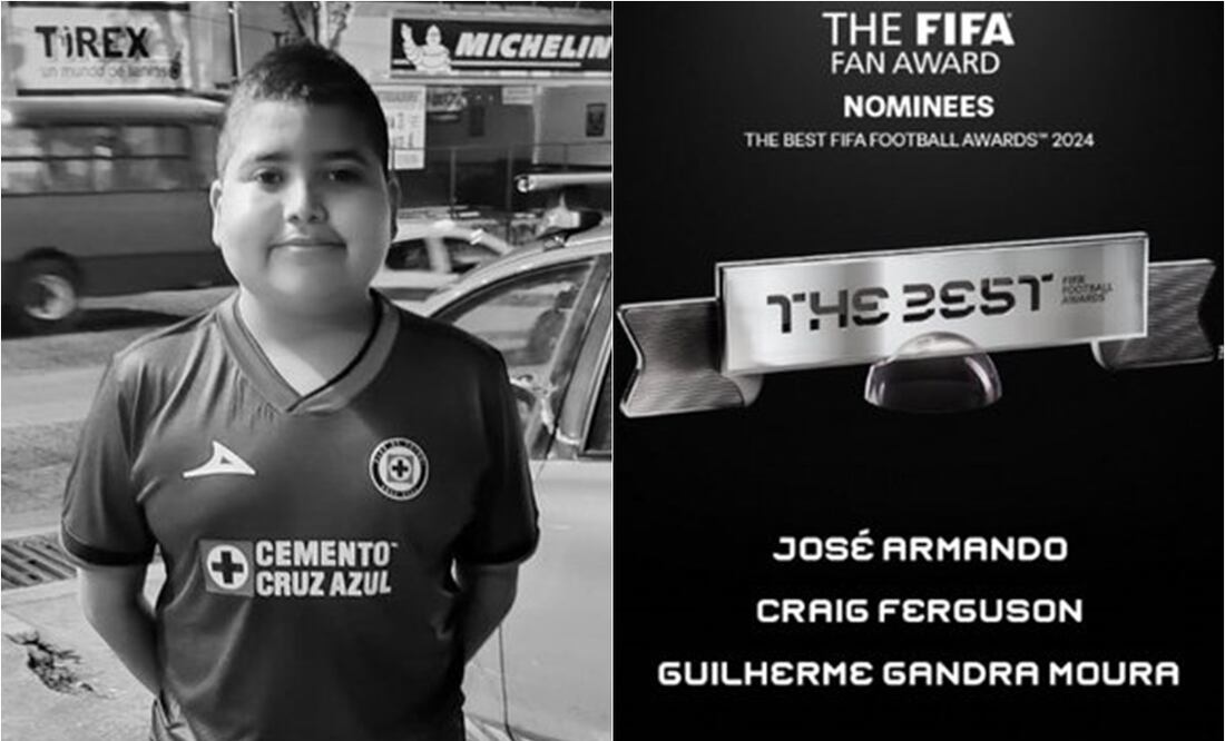 FOTO: ESPECIAL - José Armando, aficionado de Cruz Azul es nominado al premio The Best