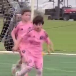 VIDEO: Lionel Messi ya tiene a su "heredero"; así fue el impresionante gol de su hijo Ciro