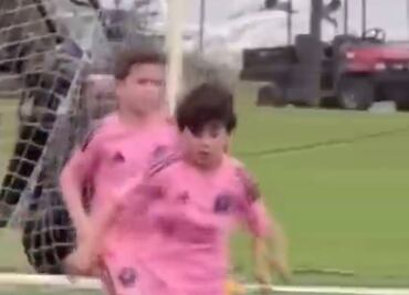 VIDEO: Lionel Messi ya tiene a su "heredero"; así fue el impresionante gol de su hijo Ciro