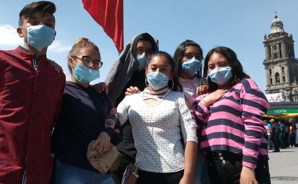 "No está demás usar cubrebocas", dicen estudiantes por coronavirus 