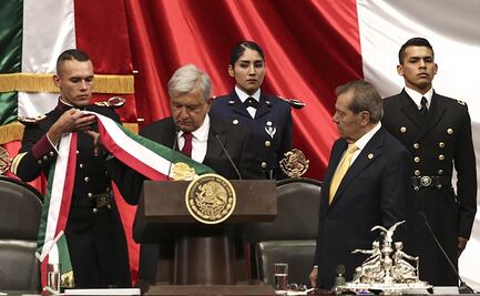 Los 10 momentos de la toma de posesión de AMLO