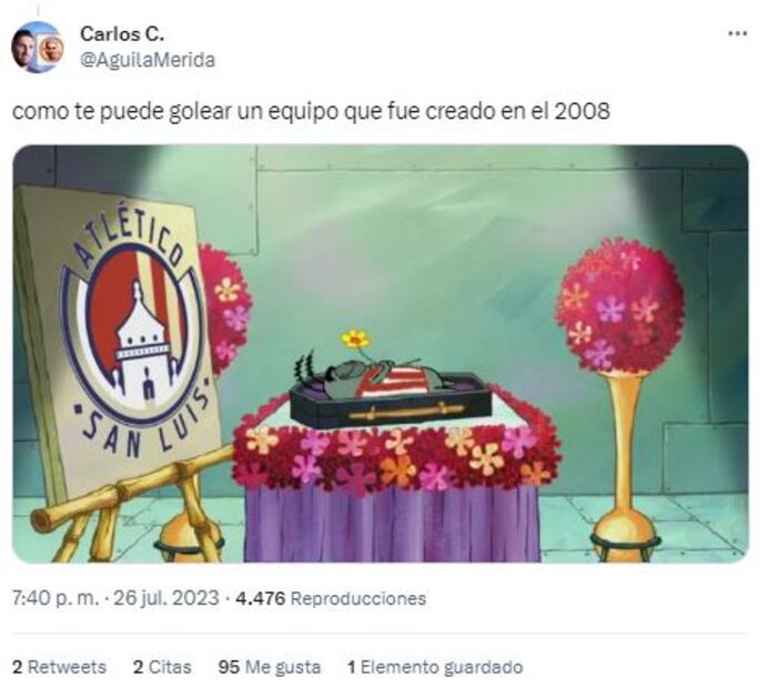 La respuesta en redes sociales tras la derrota de San Luis - Foto: Especial