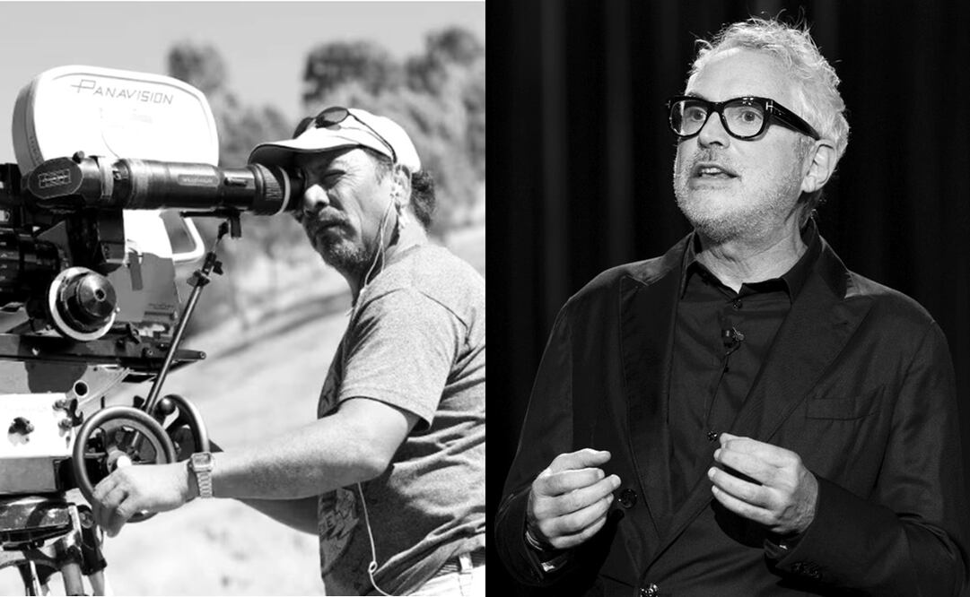 Alfonso Cuarón lamenta la muerte de su excolaborador.
Fotos: Facebook y EFE/Javier Etxezarreta