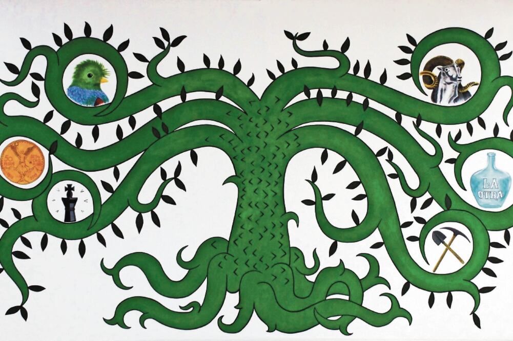 Mural de Eduardo Sarabia creado para la Galería Sur del museo. / CORTESÍA MUSEO UNIVERSITARIO DEL CHOPO