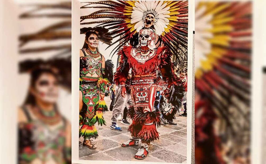 El fotógrafo recorrió la Ciudad de México para captar tradiciones y elementos prehispánicos que prevalecen en los tiempos actuales. Foto: Libro "Tenochtitlan"