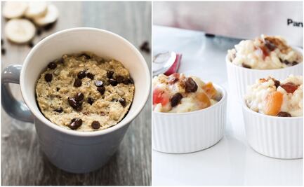 Postres veganos que puedes preparar en el microondas