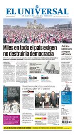 Portada impresa del 19 de febrero del 2024