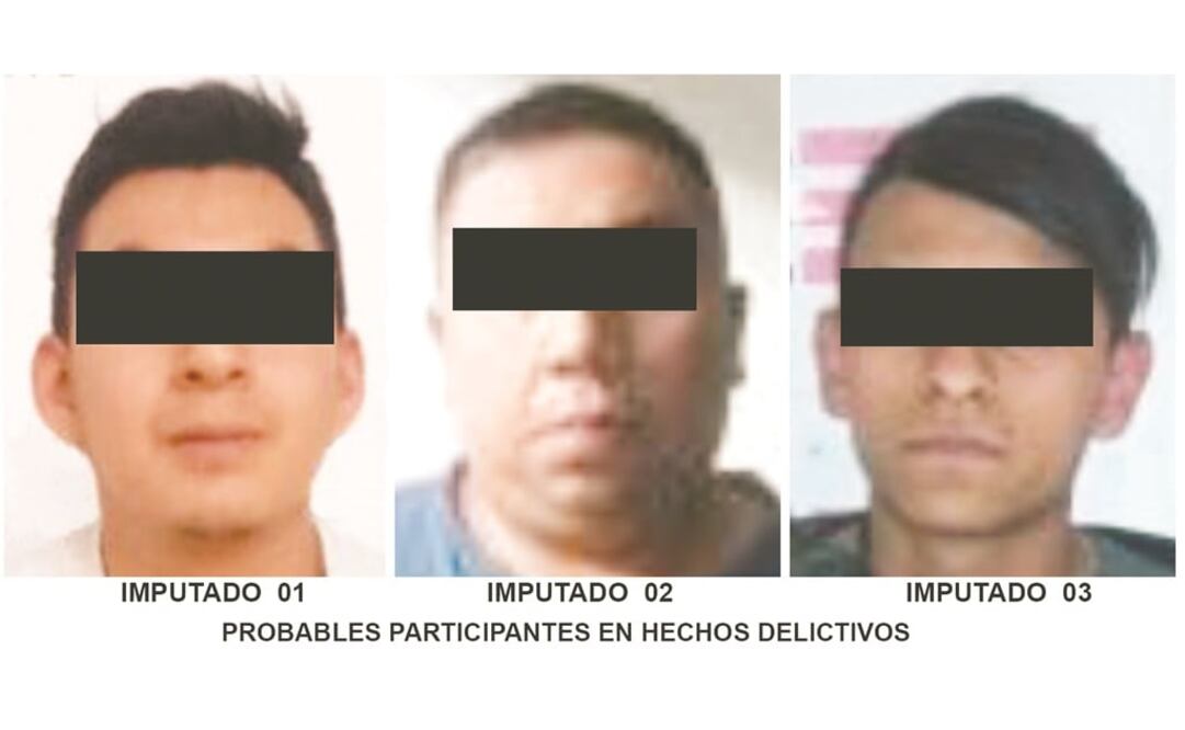 Capturados. A los presuntos asaltantes se les decretó prisión preventiva oficiosa. (ESPECIAL)