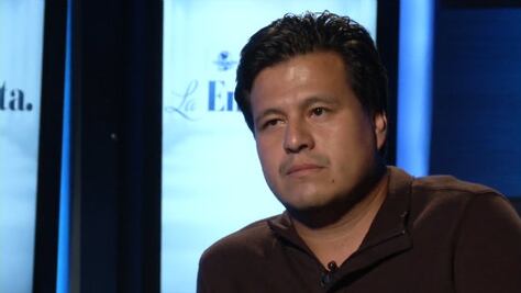 Rubén cargó un letrero que decía no quiero ser la próxima víctima: Noé Zavaleta