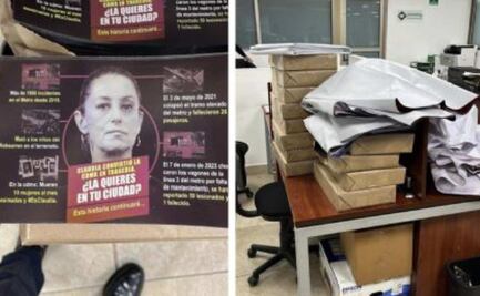 Propaganda contra Sheinbaum hallada en la Cuauhtémoc, un montaje, dice Andrés Atayde 