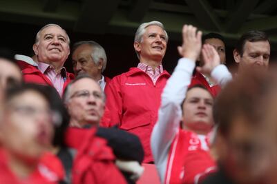Alfredo del Mazo estuvo presente en la final del Clausura 2018