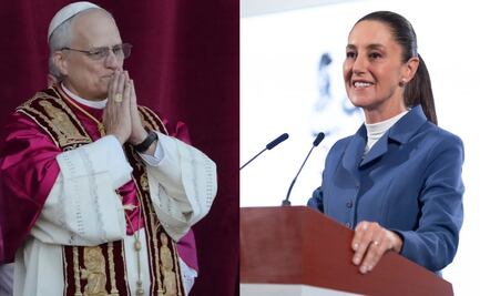 Sheinbaum felicita al nuevo papa, León XIV; "Ratifico nuestra convergencia humanista a favor de la paz", dice