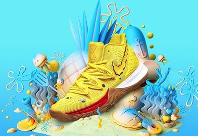 Nike colabora con Bob Esponja y lanzan colección te tenis súper divertidos