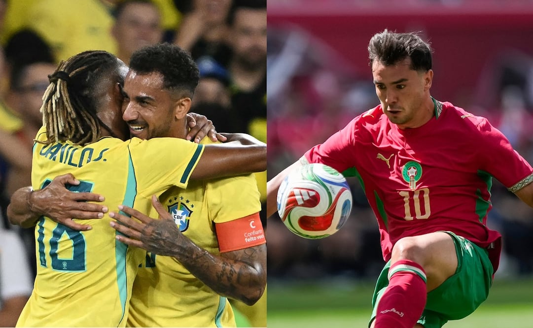 Brasil y Marruecos, previo al Mundial de 2026 - Fotos: AFP/AP