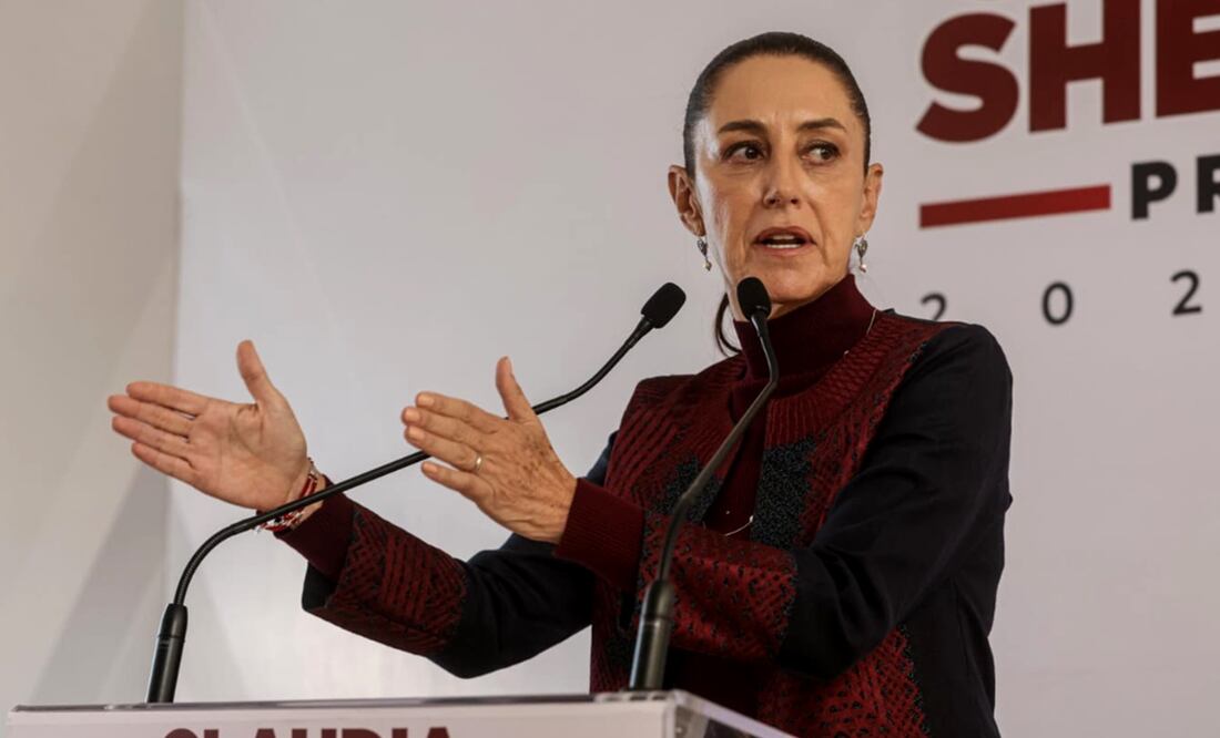 Claudia Sheinbaum aseguró que su Consejo Empresarial, que será coordinado por Altagracia Gómez, no va a sustituir al Consejo Coordinador Empresarial. Foto: Gabriel Pano/EL UNIVERSAL