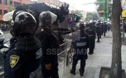 Realizan operativo de seguridad y vialidad en Eje Central