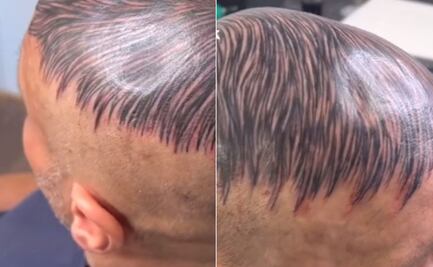 Hombre se vuelve viral en TikTok por particular truco para disimular la alopecia