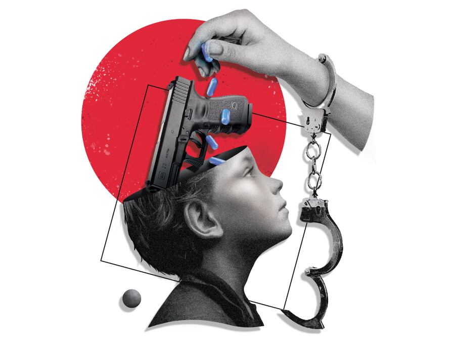 Congelan en el Congreso iniciativas contra el reclutamiento de menores en el narco. Ilustración de Liliana Pedraza