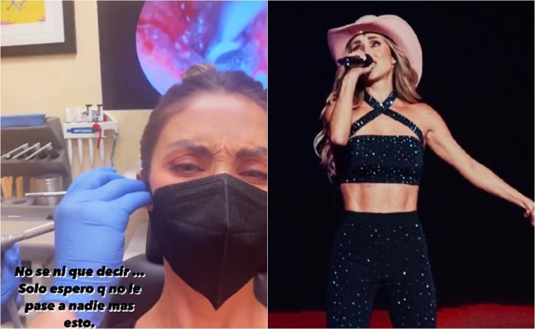 Anahí tuvo un accidente grave en el oído la semana pasada, durante uno de los ensayos de la futura gira del reencuentro de RBD.
Fotos: Instagram