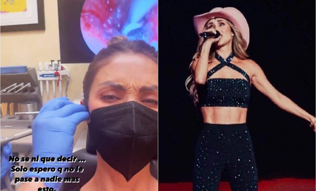 Anahí tuvo un accidente grave en el oído la semana pasada, durante uno de los ensayos de la futura gira del reencuentro de RBD.
Fotos: Instagram