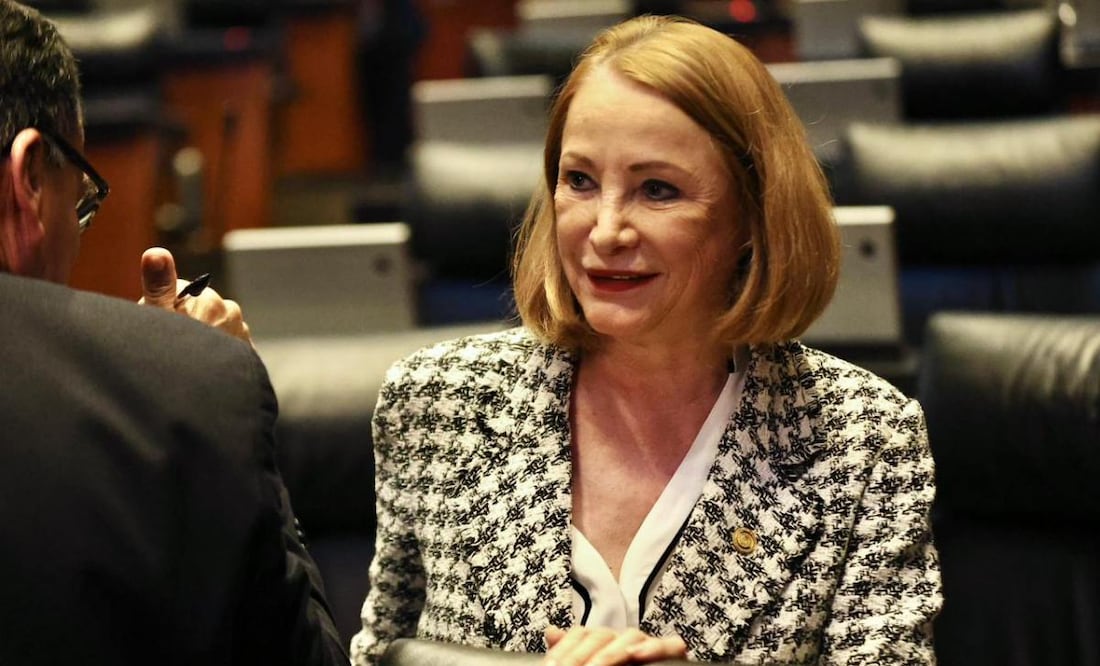 Promete Laura Itzel Castillo institucionalidad como presidenta del Senado; ante quejas por actuación de Noroña. Foto: Berenice Fregoso/ EL UNIVERSAL