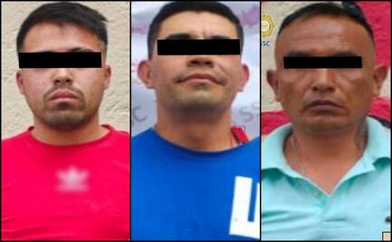 Caen tres presuntos extorsionadores de “La Unión Tepito” en la GAM; exigían entre 500 y mil pesos semanales a transportistas 