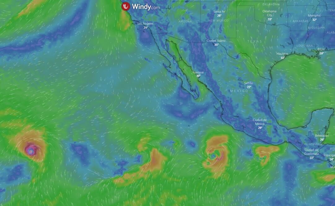 Foto tomada de Windy