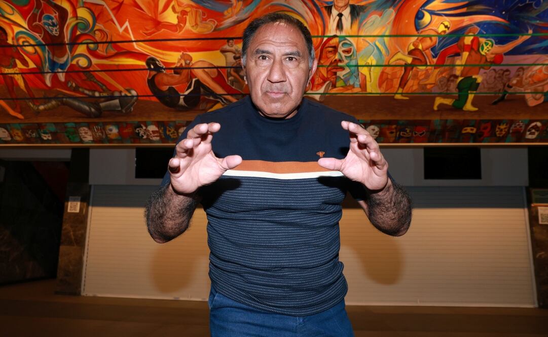 El Maestro Lagunero recorre, junto a este diario, sus 45 años de éxitos como luchador en la CDMX. Foto: Fernanda Rojas/El Universal