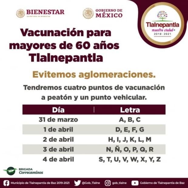 Así será la vacunación contra Covid-19 en 16 municipios del Edomex