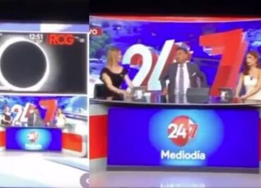 Eclipse Solar 2024: Noticiario de Coahuila muestra “bochornoso” video durante evento astronómico