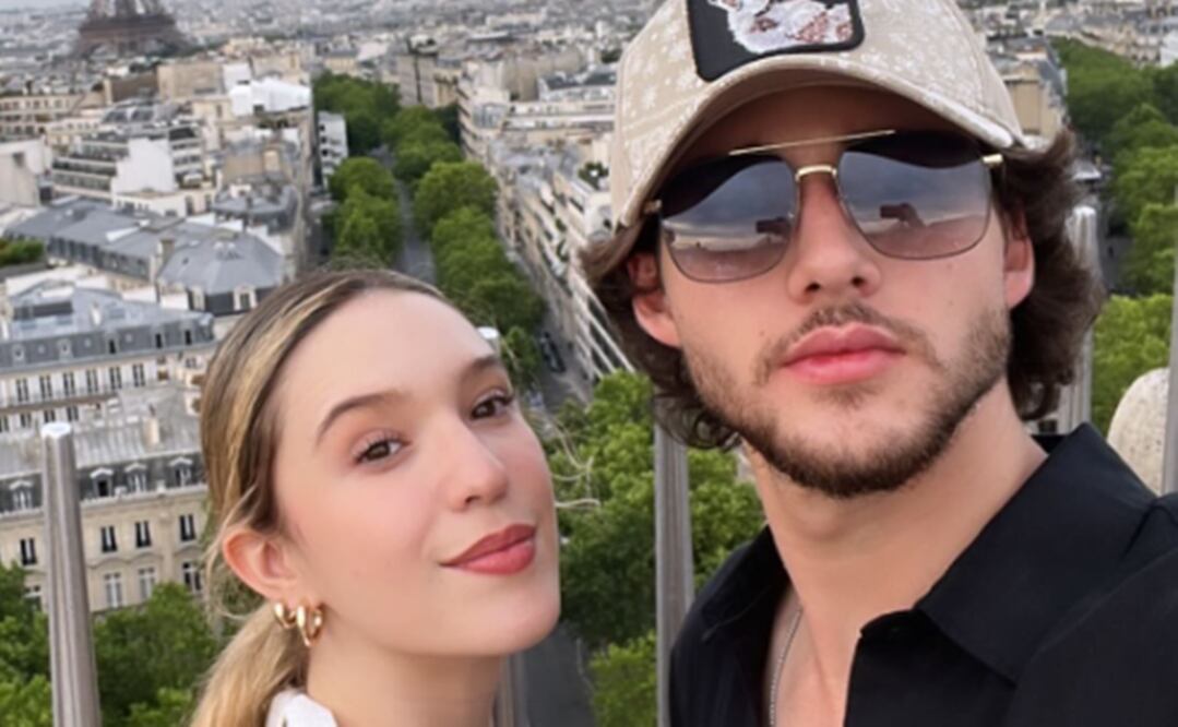 Mía Rubín y su novio Tarik Othon.