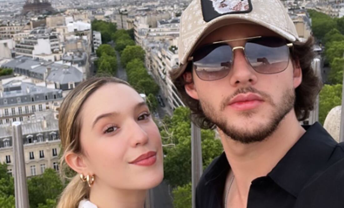 Mía Rubín y su novio Tarik Othon.