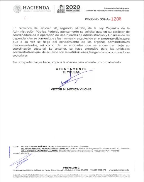 Por austeridad, servidores públicos y AMLO donarán entre 5% y 25% de salario