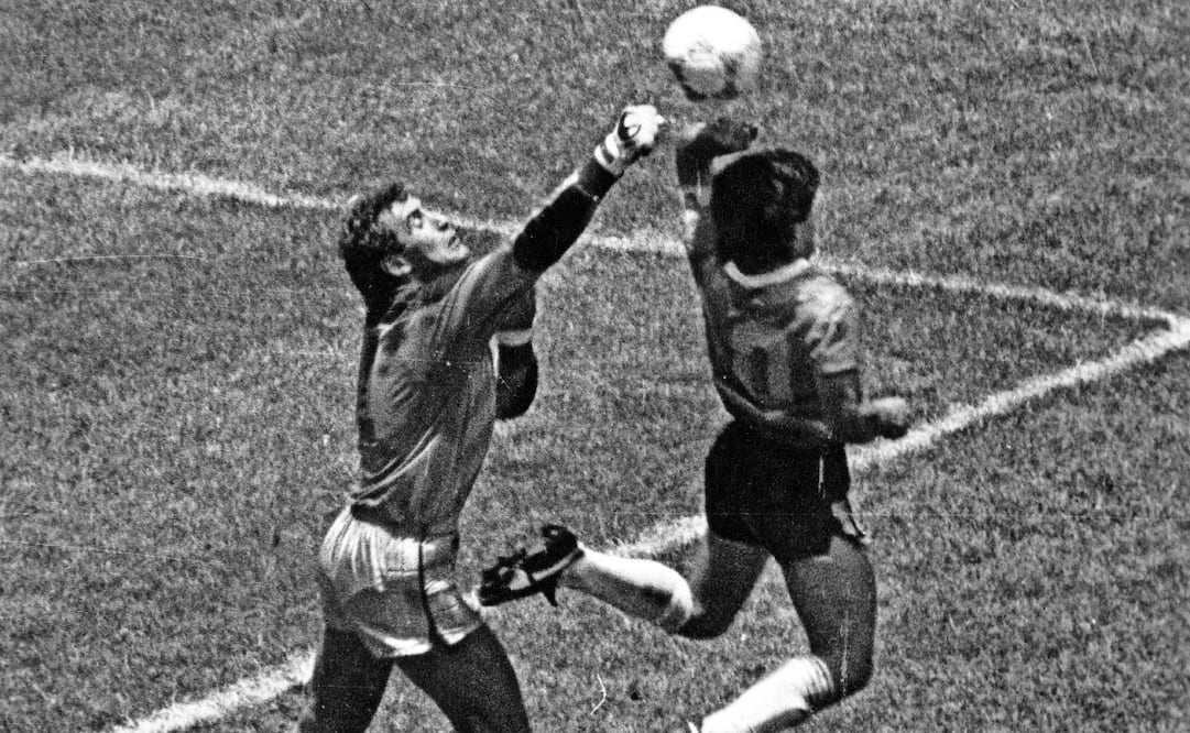 Hace 40 años, la “Mano de Dios” eliminó a los británicos, en México ‘8 6. Foto: Archivo/ EL UNIVERSAL