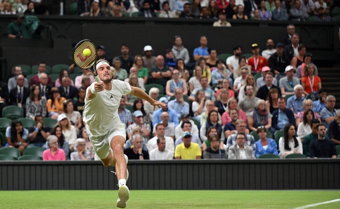 Stefanos Tsitsipas enfrenta a Andy Murray / Foto: AFP
