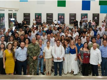 Grupo Centurión une a todos los sectores para combatir la extorsión en Quintana Roo: Mara Lezama