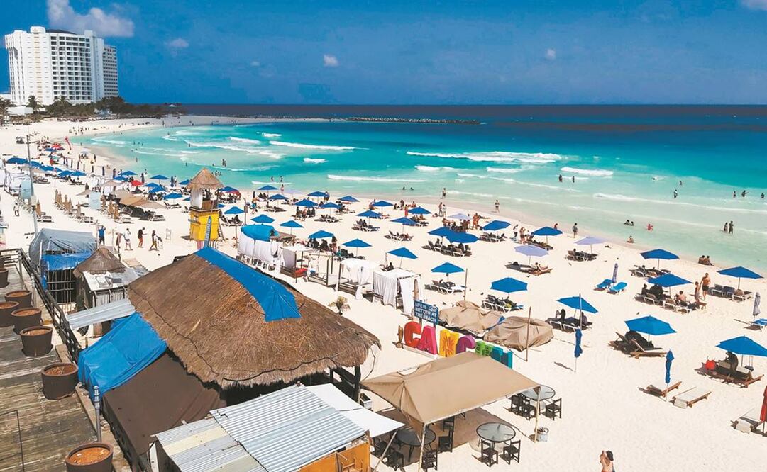 Los destinos de playa son los preferidos por los viajeros para este verano, indica Concanaco. Foto: ARCHIVO EL UNIVERSAL